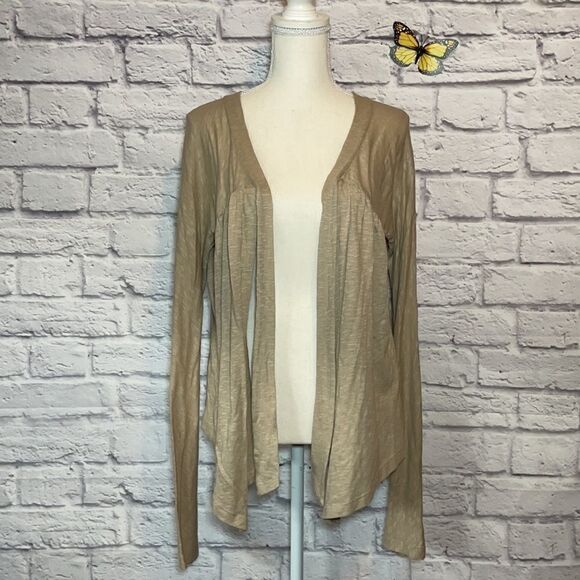 LUCY Love Tie Front Long Sleeve Cardigan Size Large - Picture 4 of 11